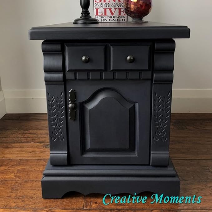 Dixie Belle Paint Company Chalk Finish Furniture Paint - In the Navy (4oz) - Matte Dark Navy Chic Chalk Mineral Paint DIY Project - Made in USA