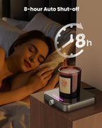 Maestri House Mug Warmer, Electric Coffee Cup Warmer for Desk with 3-Temp Settings,Auto Shut Off, Constant Temperature Heating for Beverage, Milk, Tea and Hot Chocolate at Home & Office (Space Gray)