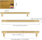 Amerdeco 10 Pack Champagne Bronze Cabinet Pulls 7.5 Inch(192mm) Hole Center Drawer Pulls Cabinet Hardware Kitchen Cabinet Handles for Bathroom ZH0031