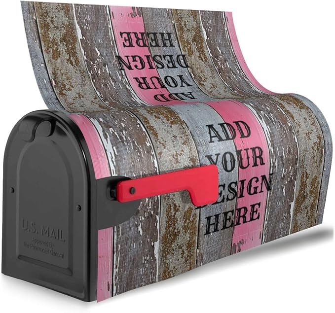 Personalized Magnetic Mailbox Covers Custom Picture/Photo/Text Street Magnetic Mailbox Covers for Garden Yard Home Decor Outdoor