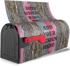 Personalized Magnetic Mailbox Covers Custom Picture/Photo/Text Street Magnetic Mailbox Covers for Garden Yard Home Decor Outdoor