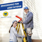 DIYSELF Caulk Gun No Drip, Heavy Duty Caulking Tool, 10:1 Thrust Ratio, Hand Caulking Gun for 10 oz Cartridges, Silicone Gun Compatible with Sealant, Acrylic, Latex, Adhesive, Butyl & More (Red)