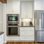 10 Pack 6 Inch Length|5 Inch(128mm) Hole Center Brushed Gold Kitchen Cabinet Handles, Cabinet Pulls Kitchen Cabinet Hardware, Cupboard Pulls, Drawer Handles