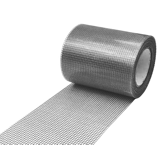 Window Screen Repair Tape，3IN X 16.5FT (196IN) Screen Tape mesh Repair for Window Screen and Screen Door tears Holes (Grey)