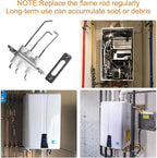 Flame Rod Assembly With Gasket Tankless Water Heater Boiler Replacement Parts 30012226A Fits For Navien NPE NCB Series Tankless Water Heater