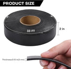 Boshen 1 Roll 2in x 33 FT Asphalt Crack Tape Self-Adhesive Asphalt Crack Filler Asphalt Joint Repair for Driveway Parking Lot Roof Asphalt Cement Road(3mm Thick), No Torch Required