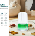 Portable Mini Washing Machine | Compact Deep Cleans Underwear, Baby Clothes, Small Laundry | Lightweight for Apartment, Dorm, Hotel, Travel & Camping | Quiet Energy-Efficient（Green）