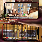 7.3 Inch E26 Led Bulb 6W, Equal 80 Watt 3000K Warm White Edison Bulbs Dimmable, T10 T9 Long Tubular Clear Glass Light Bulb 800LM for Pipe Pendant Chandeliers Wall Sconces - UL Cert 4Pack