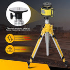 Elevator Tripod for Laser Level, 35.43-90.55 inch Height Adjustment Heavy Duty Survey Tripod, with Level Bubble & Diffusion Limiter, Liftable Non-Skid Feet for Construction
