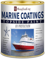 ShangTianFeng 207014 Marine Wood and Fiberglass Primer,32 Fl Oz Brilliant Navy Blue+10 Fl Oz diluent, Suitable for use on fiberglass, wood or metal surfaces above the waterline 1 Quarts
