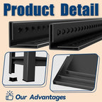 Garage Shelving, 2000LBS Garage Shelving Heavy Duty, Adjustable and Detachable Metal Storage Shelves with Fences, Easy Assembly, Shelves for Warehouse,Basement (47.24" W*18" D*78" H)