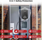 CAMPLUX Portable Tankless Water Heater 1.58 GPM, BW158B Outdoor Propane Water Heater Camping, 41,000 BTU, Black