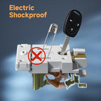 Surge Protector Power Strip, Covozon 3 Outlets 6ft Extension Cord, 1875W Outdoor Power Strip Weatherproof, Mountable Small Power Strip for Home, Outdoor, Travel.