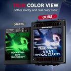 ARCCAPTAIN Large View 3.94" x 3.66" True Color Auto Darkening Welding Helmet with Light, Solar Powered Welding Hood, 4 Arc Sensor Wide Shade 4/5-9/9-13 for Stick MIG TIG Cut