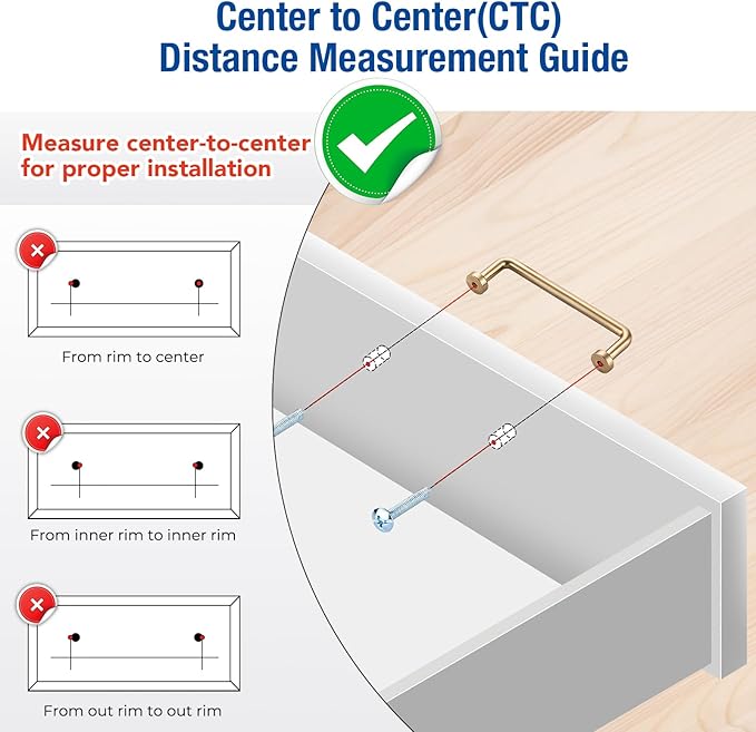 JOY DECOR Cabinet Pulls – 3-3/4 Inch Hole Center, Champagne Bronze, 15 Pack, Zinc Alloy Cabinet Handles for Drawers & Cupboard – Vintage Style Hardware for Kitchen, Bathroom, Dresser