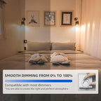 MASTERY MART 120 Pack Dimmable Vintage E26 LED Light Bulb, 2200K Warm White 5.5W (60 Watt Equivalent), Glass ST21 Antique Edison Style, 500LM, Decorative Filament Bulb, UL and Energy Star