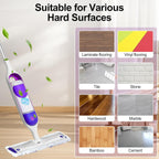 5X Cleaning Power Mop Pads for Swiffer Power Mop, Disposable Power Mop Pad Refills, Replacement Floor Cleaning Refills, Multi-Surface Wood Floor Replacement Pads (32)