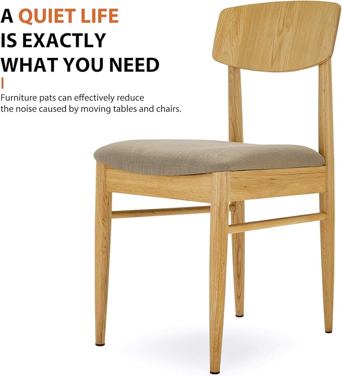 Furniture Pads Felt Pads 300 Pieces Huge Pack Furniture Felt Pads, Self Adhesive Anti Scratch Floor Protectors for Furniture on Hardwood Tile Floor, with 60 Cabinet Door Bumpers, Brown