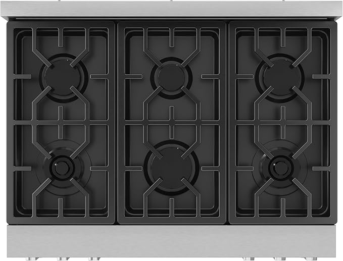 Gordon Ramsay by THOR Kitchen 36 Inch Professional Gas Range with Tilt Panel Touch Control in Stainless Steel