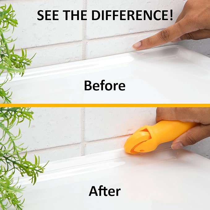 InstaTrim Bronze New & Improved Caulk Trim, 3/4" by 10 ft, Flexible, Water-Resistant for Bathroom, Floors, and Walls | Easy Installation | No Mess, Stain Resistant, Made in The USA