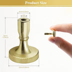 DiCUNO Lamp Turn On/Off Switch Knobs Replacement, Metal Lamp Switch Knob for Universal Light Socket, Standard Size, Champagne Gold, 4 Packs