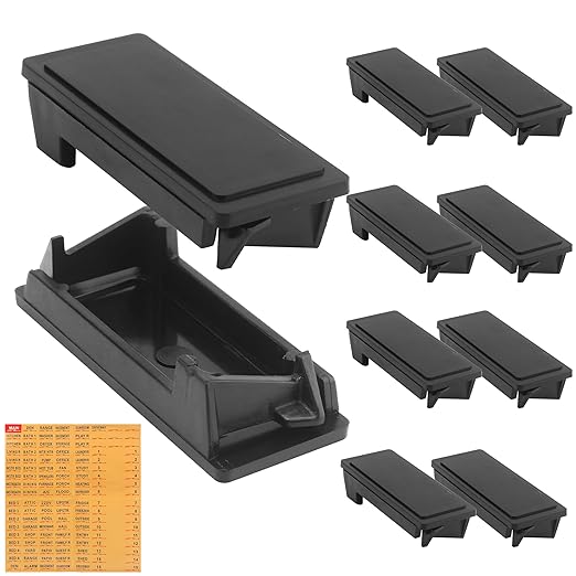 Circuit Breaker Cover Plate for Siemens Use in Load Centers and Meter Combinations (Comes with Breaker Box Label) 10 Pack