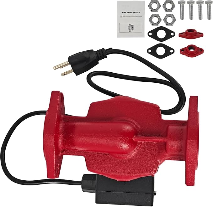 UPS26-99FC, 52722512 115V 1/6HP Water Circulator Pump Boiler Pump Used for Radiant Heating, Hydronic Heating, Fan Coil Heating, Solar and Other System Types