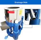 INTSUPERMAI Centrifugal Dewatering Drying Machine 110LB Capacity Industrial Laundry Centrifugal Dryer Commercial Spin Dryer Wool Processing Washing Dry Machine 4HP Three Phase Electricity
