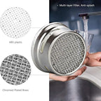 Faucet Aerator with Gasket Flow Restrictor Insert Bathroom Faucet Aerator Replacement Parts 10 pcs Stainless Steel (2.2 GPM) and 10 pcs Green (1.5 GPM)