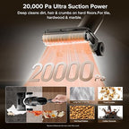 roborock F25 ALT Vacuum Mop, Wet Dry Vacuum Cleaner, Cordless Hard Floor Cleaner Machine with AI Assistant Wheels, 180° Lie-Flat, 194°F Hot Air Flash Drying & Self Cleaning Electric Mop