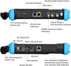 Koolertron 7" IPS Touch Screen 4K H.265 IP Camera Tester - IPC-9800 Plus,CCTV, CVBS, Analog Tester, Built-in WiFi, POE, HDMI, RJ45 TDR, Dual Window, 8GB TF Card, Firmware