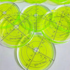 Bubble Spirit Level 66MM Degree Marked Surface Circular Level Bubble Measuring Layout Tools