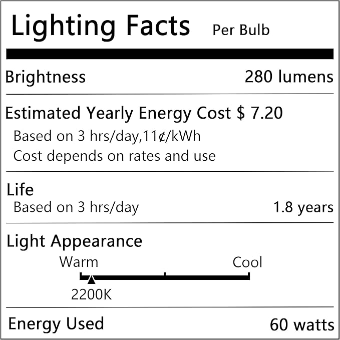 A19 Edison Light Bulb,E26 Incandescent Light Bulbs 60W Antique Vintage Bulb,2200K Dimmable Warm White 280 Lumens Amber Retro Decorative Old Fashioned Incandescent Bulb,Squirrel Cage 6 Pack