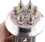 DERNORD 2 Inch Tri-Clamp 240V Water Heating Element Immersion U Type Electrical Brewing Boiler Heater (240V 4500W)