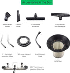 SM100 Industrial Wet/Dry Vacuum with Jet Pulse Filter Cleaning Function, 26.4-Gal Tank, 212 CFM, 120" Water Lift, HEPA Filtration, Detachable Squeegee