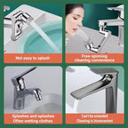 1440° Swivel Sink Extender for Faucet - Universal Kitchen Sprayer, 2 Flow Modes, 1080°+360° Rotatable Kitchen Sink Attachment, Swivel Multifunctional Robotic Arm for Kitchen/Bathroom
