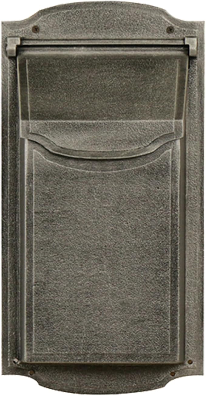 Special Lite Contemporary Vertical Wall Mount Mailbox - Swedish Silver Aluminum Mailbox for Wall Mount - SVC-1002-SW