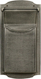Special Lite Contemporary Vertical Wall Mount Mailbox - Swedish Silver Aluminum Mailbox for Wall Mount - SVC-1002-SW