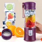 Personal Blender for Shakes and Smoothies, Portable Blender, Mini Small Juice Mixer machine for Kitchen, Office, Gym, 4000mAh,(Purple)