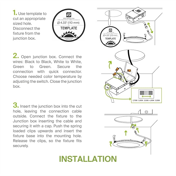 ASD 6 Pack LED Recessed Lighting 4 Inch 12W, 5 CCT 2700K-5000K CRI90+, IC Rated Ultra Thin Dimmable Ceiling Lights with J Box, Canless Wafer Downlight, Round Slim Panel Light, UL Listed, Bronze