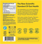 Beekeeper's Naturals Complete Gut Health, 3-in-1 Prebiotic, Postbiotic, Probiotics for Digestive Health & Bloating Relief for Women & Men, Propolis Powered, Gluten-Free Vegan Capsules, 20ct