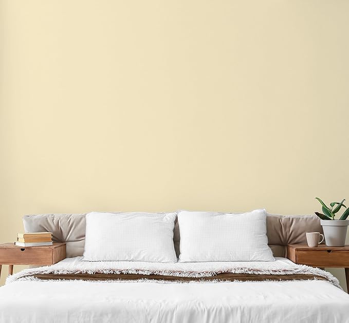 EVOLVE Paint & Primer: Environment-friendly, Low Sheen with One-coat Coverage for Interior & Exterior surfaces (Vanilla White, 5-Gallon)