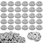 120 PCS 3/8-1/2 Inch Non Metallic Button Push-in Bulk Connector, Cable Connectors Electrical Conduit Fittings Junction Box Gray, Fits for 1/2 Inch Knockouts