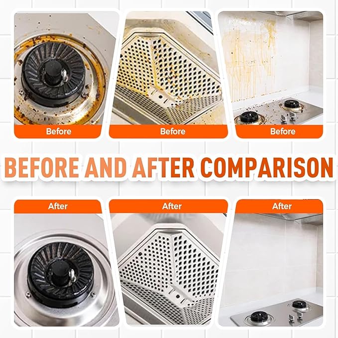 Heavy Duty 2025 New Kitchen Cleaner, Multipurpose Oil Stain Remover, Strong Grill Cleaner for Restaurant, Cleaning Spray for Home Chefs