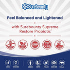 Probiotic for Men & Women, 200 Billion CFU 35 Strains, Prebiotics + Digestive Enzymes, Supreme Restore Probiotic Supplement, Upper, Mid, Lower GI Tract Balance, 60 Veggie Capsules, 1 Month