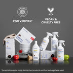 ATTITUDE Kitchen Cleaner Spray Refill, EWG Verified, Powerful Degreaser, Cuts Grease & Grime, Plant-Based & Vegan, Citrus Zest Scent, 67.6 Fl Oz