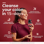 GLP-1 Colon Cleanse Berberine Supplement 1500mg - 15-Day Advanced Detox for Men & Women - Extra Strength w/Senna Leaf, Fast-Acting Natural for Constipation, Gut Health & Bloating Relief - THINBI