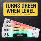 Franklin Sensors Light Level/Digital, Electronic, 12-inch Magnetic Torpedo Level, Vertical and Horizontal Leveler Tool with 2 Bubble Vials, Made in the USA