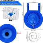 Toilet Flapper Replacement Kit 2 Inch Universal Toilet Tank Flusher Parts Inside Stopper Valve Flappe High Performance Rubber Seal Flapper Compatible for American Standard with Chain