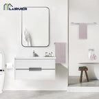 Brushed Nickel Bathroom Hardware Set, 4-Piece Bath Towel Bar Set SUS304 Stainless Steel Towel Rack Set for Bathroom, 23.6 inches Bathroom Towel Holder Set Wall Mounted